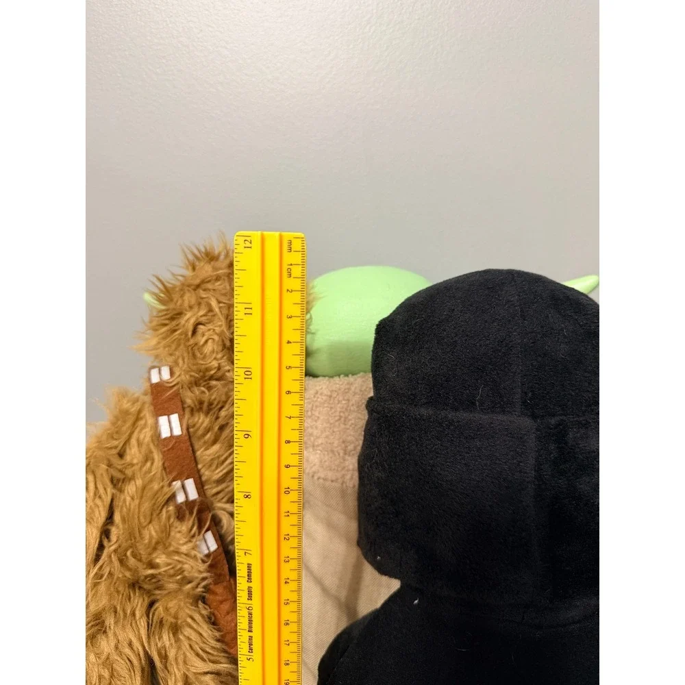 Star Wars Plush Lot Grogu Baby Yoda Darth Vader Chewbacca Porg‎ Mattel Disney